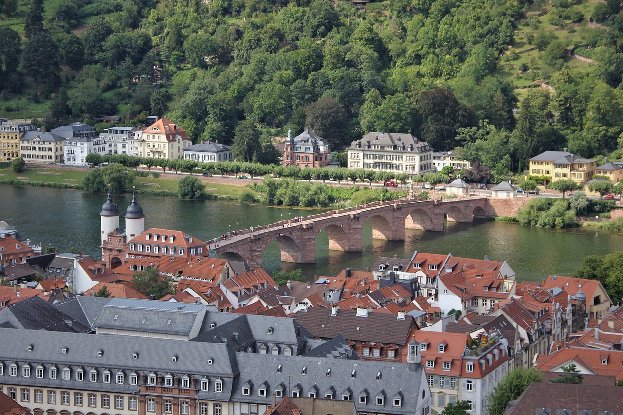 Heidelberg River in Germany